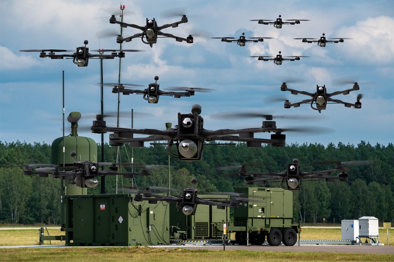 Ukraine đang nỗ lực xây dựng một "Đội quân UAV" để đối phó với Nga. Ảnh: Newsweek