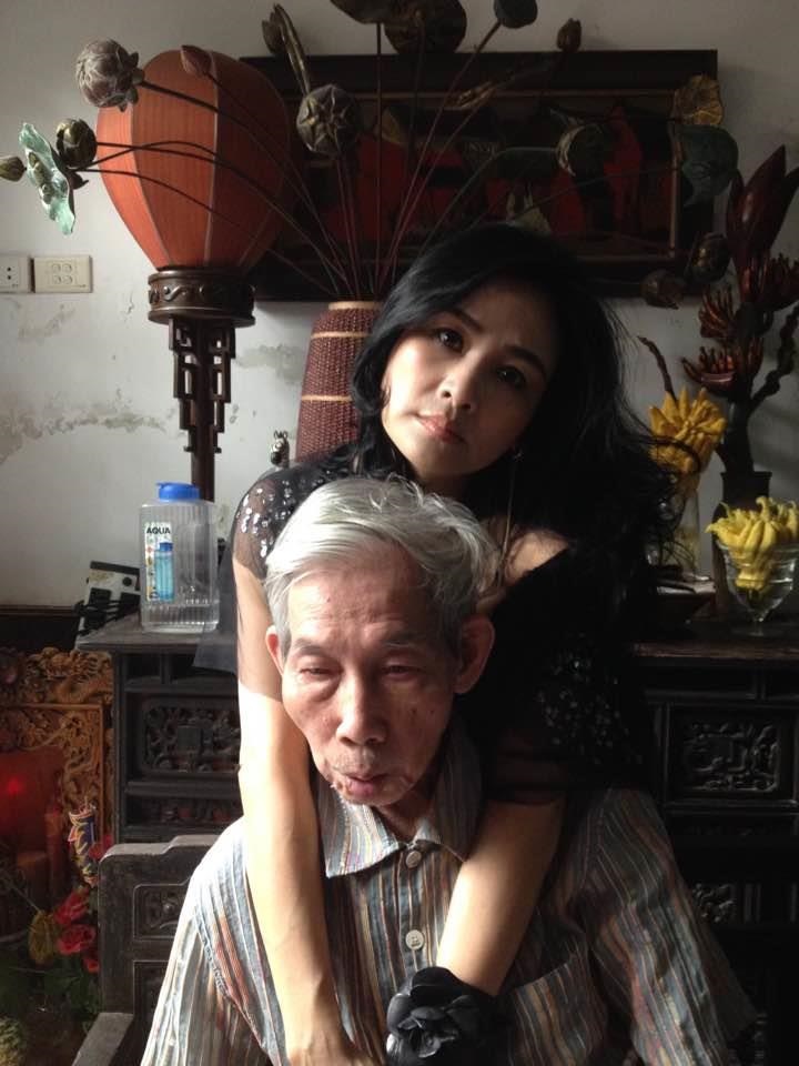 Cố nhạc sĩ Thuận Yến và con gái Thanh Lam.