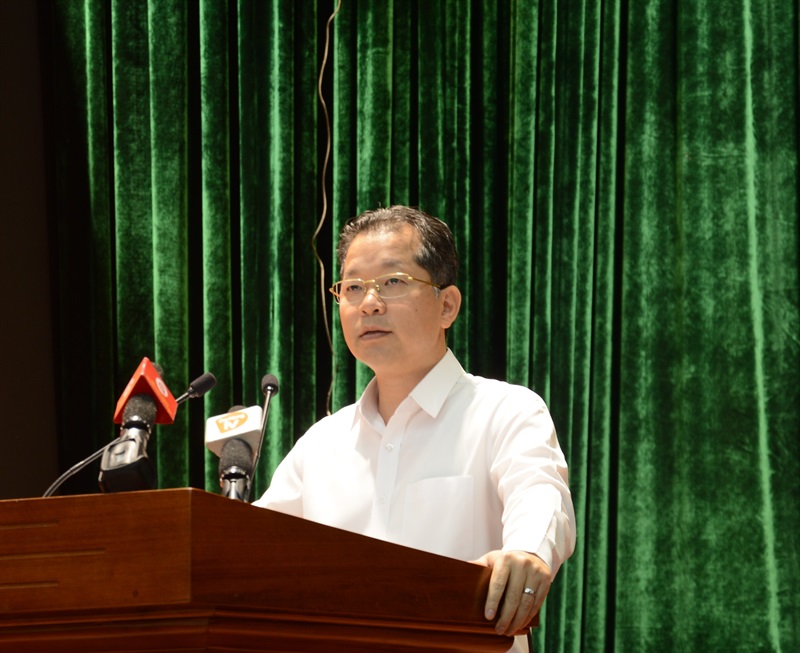 Ông Lương Nguyễn Minh Triết quán triệt chương trình hành động thực hiện Nghị quyết số 21 tại hội nghị