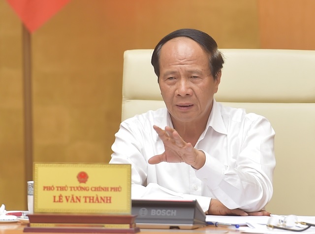 Phó Thủ tướng Lê Văn Thành phát biểu chỉ đạo Hội nghị.