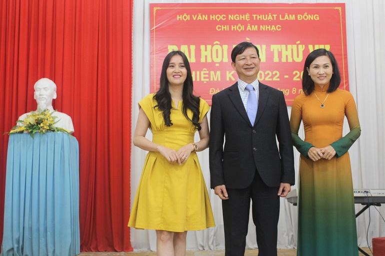 Ban chấp hành Chi hội Âm nhạc Lâm Đồng nhiệm kỳ 2022 – 2027.