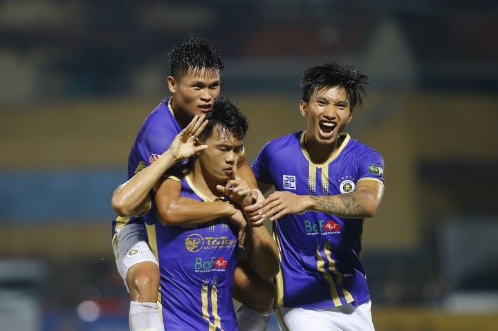 Hà Nội FC xuất sắc nhất V.League tháng 8.