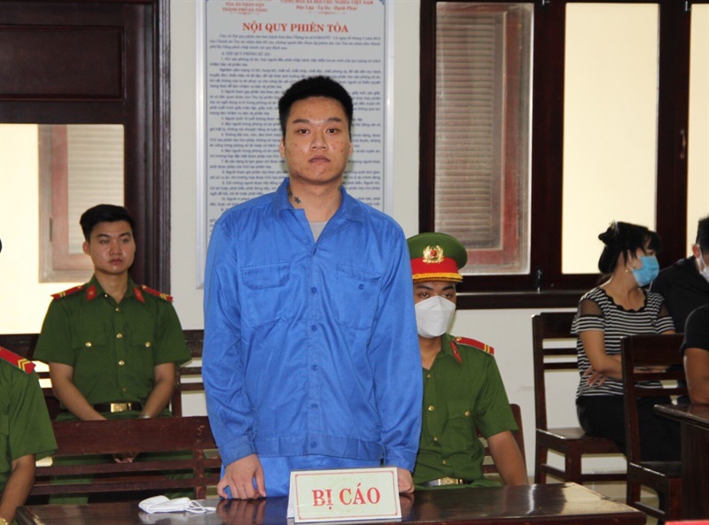 Bị cáo Phạm Công Chiến tại tòa.