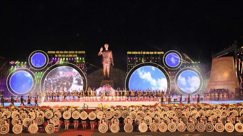 Festival Văn hóa Cồng chiêng Tây Nguyên 2018.