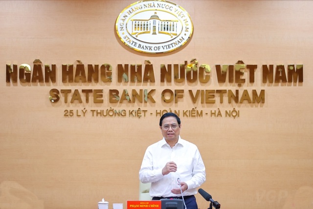 Thủ tướng Phạm Minh Chính phát biểu tại sự kiện.