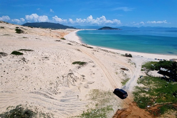 Khu vực đồi cát Đầm Môn, nơi sẽ diễn ra Giải đua xe địa hình Nha Trang Offroad Challenger 2022.