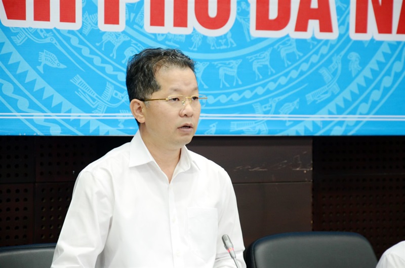 
Chánh Thanh tra TP Lê Thanh Long báo cáo kết quả hoạt động của ngành trong thời gian qua.