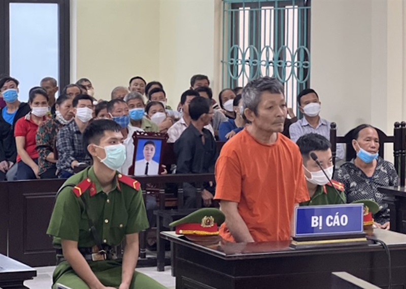Bị cáo Trần Công Hà tại phiên tòa.