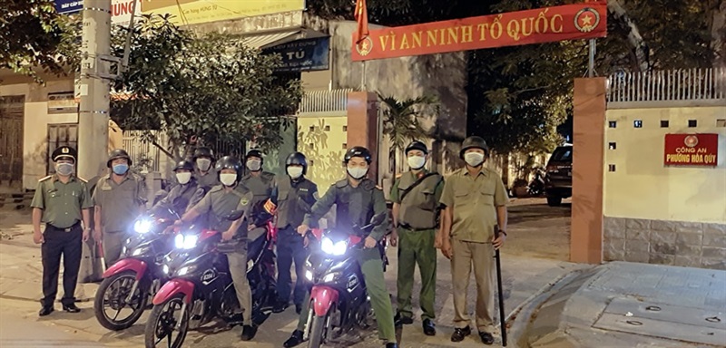 Hoạt động tuần tra của lực lượng 8394 Đà Nẵng.
