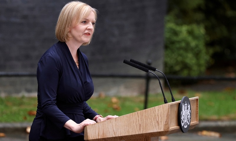 Tân Thủ tướng Anh Liz Truss phát biểu tại số 10 Phố Downing, London hôm 6-9. Ảnh: Reuters