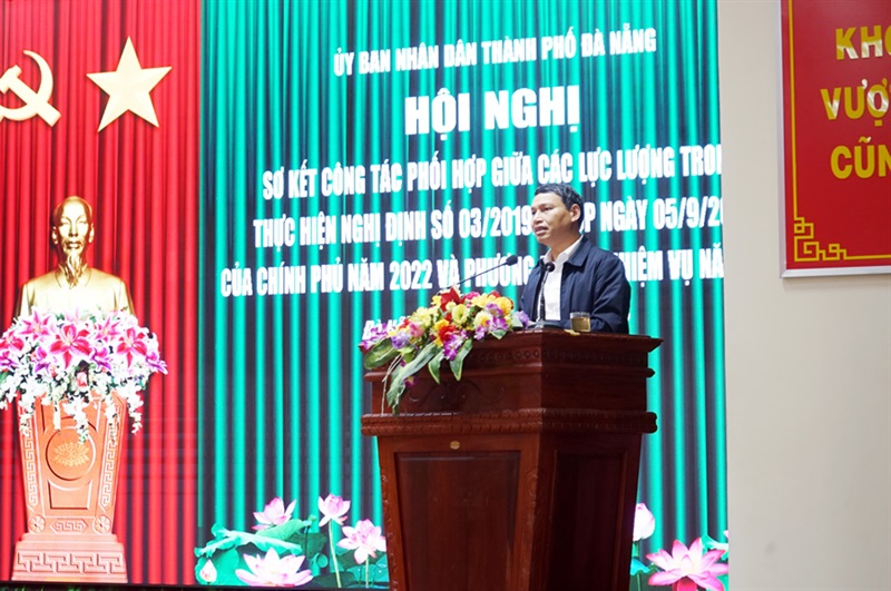 Phó chủ tịch Thường trực UBND TP Đà Nẵng Hồ Kỳ Minh phát biểu chỉ đạo tại Hội nghị.