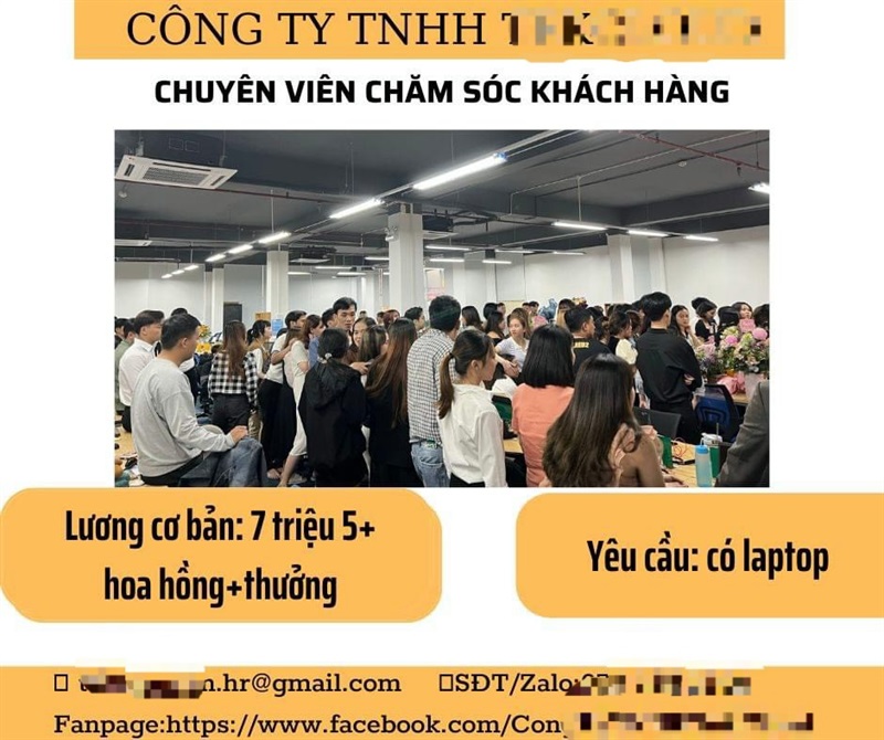 Bảng chỉ tiêu kinh doanh của Công ty TNHH S.UP Việt Nam.