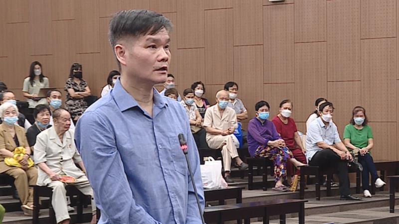 Bị cáo Phạm Thanh Hải tại phiên tòa
.
