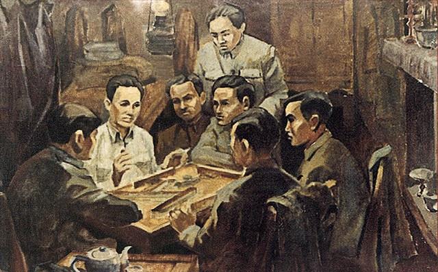 Hình ảnh tái hiện Hội nghị thành lập Đảng Cộng sản VN ngày 3.2.1930
BẢO TÀNG HỒ CHÍ MINH