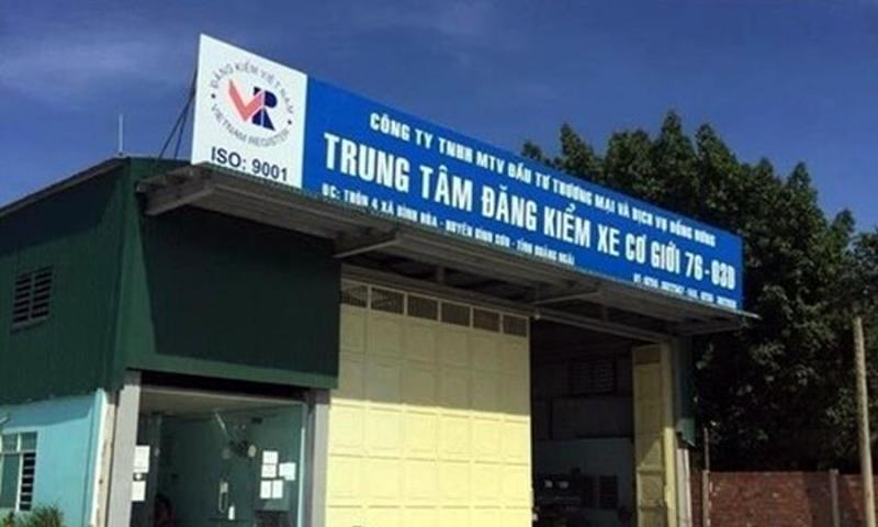Trung tâm đăng kiểm xe cơ giới 76-03D tại Quảng Ngãi