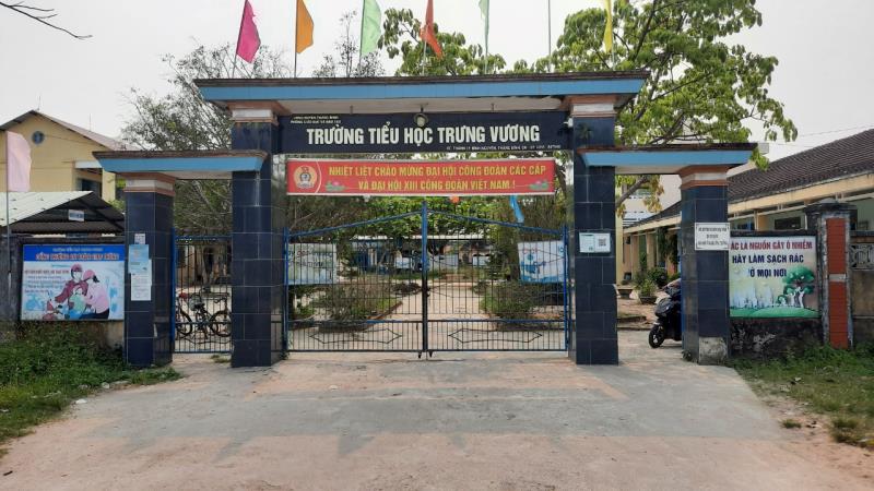 Qua xác minh đơn tố cáo, UBND huyện Thăng Bình phát hiện tập thể, cá nhân Trường Tiểu học Trưng Vương có nhiều sai phạm.
