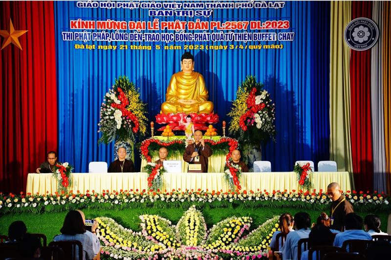 Ban Trị sự Giáo hội Phật giáo Việt Nam TP Đà Lạt phổ biến những nội dung thi cho Phật tử.