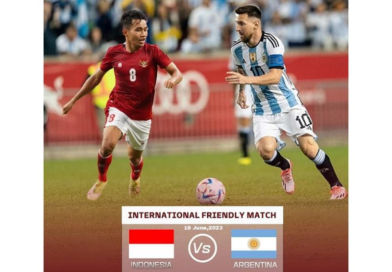 Asean Football giới thiệu tuyển Argentina đá giao hữu với tuyển Indonesia vào ngày 19-6.