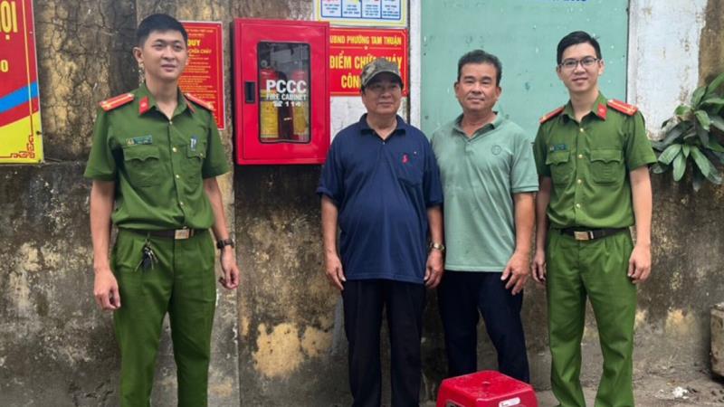 Điểm chữa cháy công cộng tại K180/5 Ông Ích Khiêm, phường Tam Thuận.