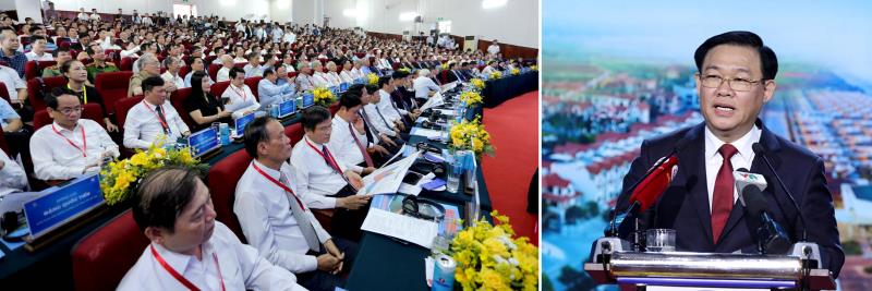 Phó Thủ tướng Chính phủ Trần Hồng Hà và Bộ trưởng Bộ KH&ĐT Nguyễn Chí Dũng đã trao Quyết định phê duyệt Quy hoạch tỉnh Hà Tĩnh.