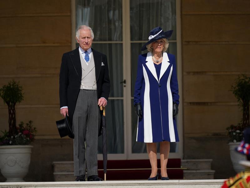 Vua Charles III và Hoàng hậu Camilla. Ảnh: Reuters