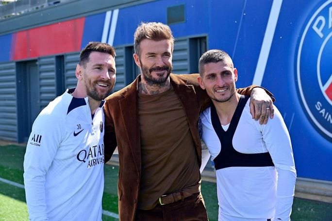 Messi và David Beckham giờ chung một chiến tuyến.
