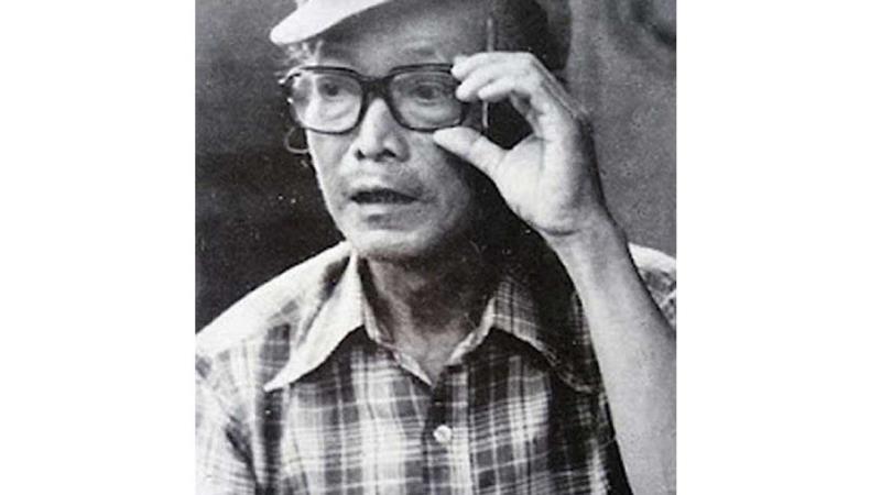 "Kết nạp Đảng ở Điện Biên Phủ", sơn mài của cố họa sỹ Nguyễn Sáng, Bảo vật quốc gia.