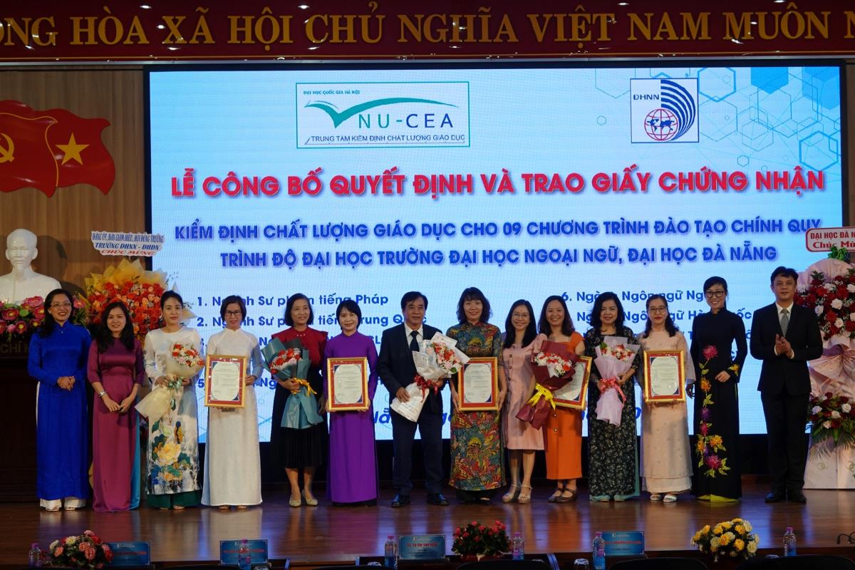 Trường Đại học Ngoại ngữ Đà Nẵng có thêm 9 chương trình đào tạo được công nhận đạt tiêu chuẩn chất lượng giáo dục