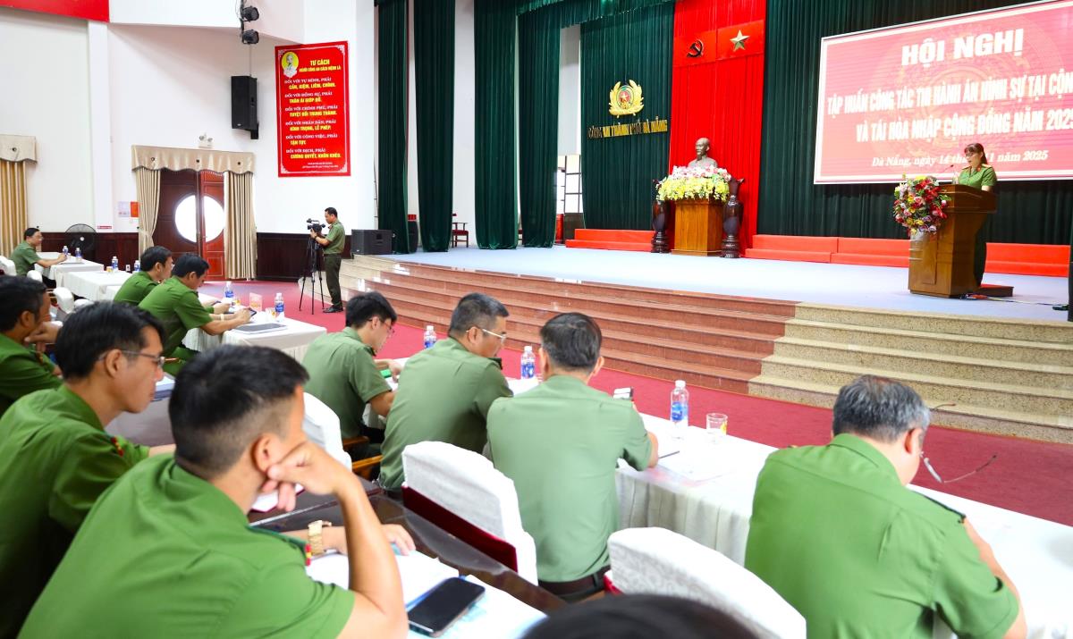 Công an TP Đà Nẵng tập huấn công tác thi hành án hình sự và tái hòa nhập cộng đồng