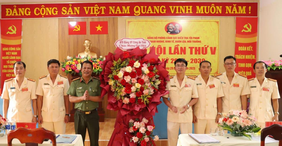 Đảng bộ Công an tỉnh tổ chức thành công Đại hội điểm nhiệm kỳ 2025 – 2030