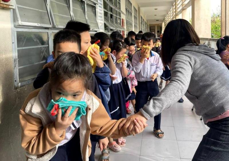 Đẩy mạnh tuyên tuyền PCCC cho học sinh tiểu học