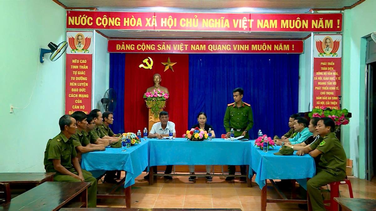 Mô hình điểm tiếp dân của Công an phường Hòa Khánh.