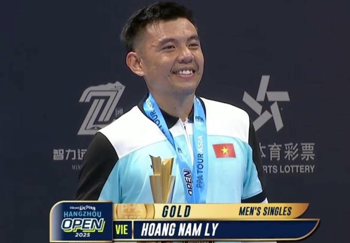 Hoàng Nam và danh hiệu cao quý bậc nhất kể từ khi bỏ tennis chuyển sang pickleball