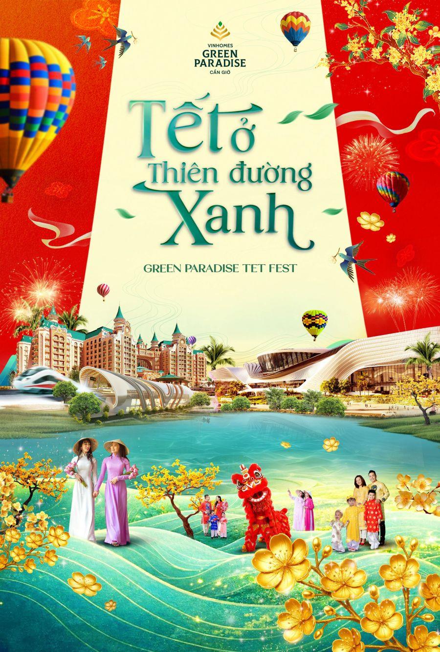 Lễ hội Xuân Cần Giờ sẽ khai màn cho chuỗi “Lễ hội trong lễ hội” cho Vinhomes Green Paradise - siêu điểm đến quốc tế mới tại Việt Nam