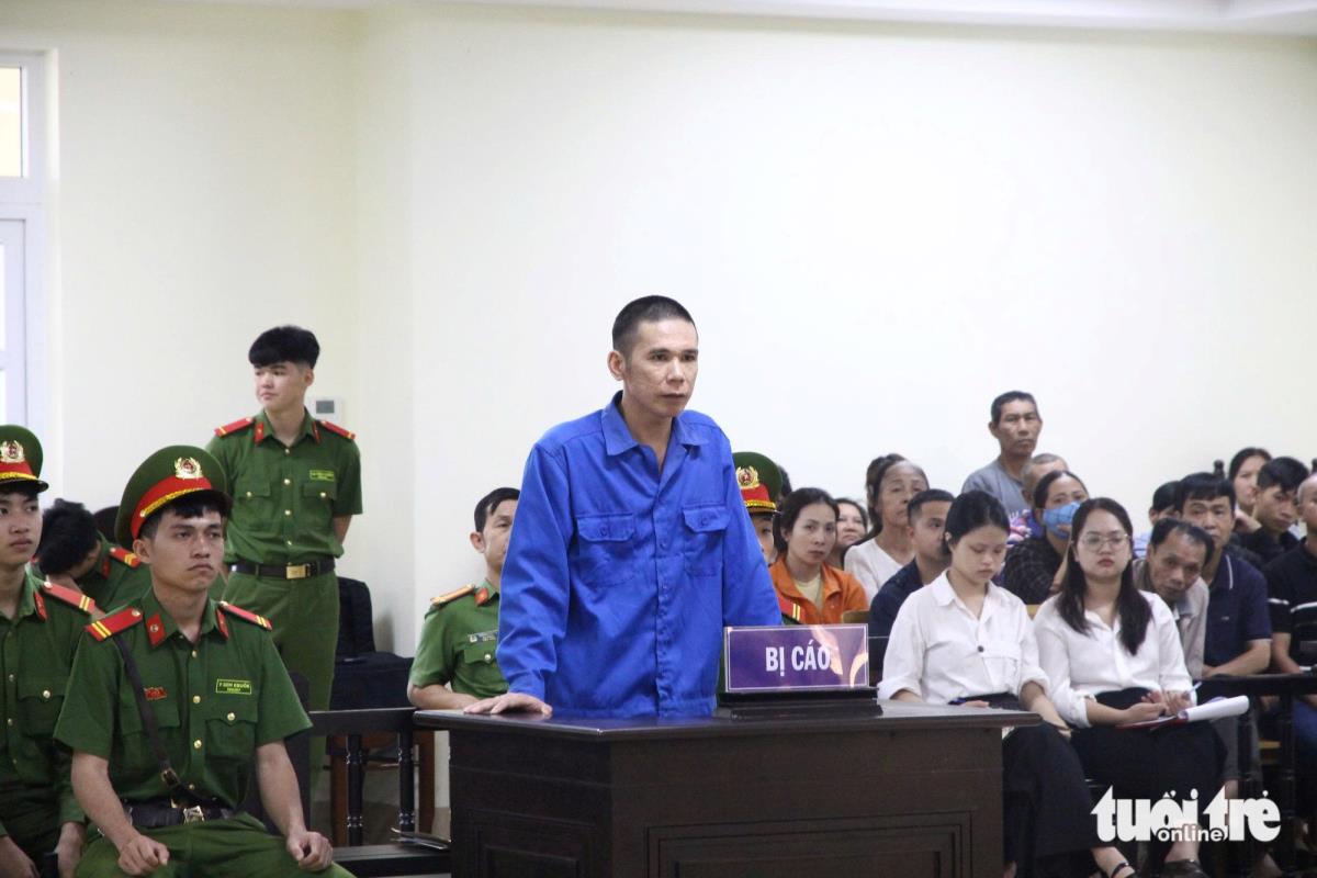Nguyễn Nam Đại Thuận - người sát hại 3 người gia đình bên vợ - bị tuyên án tử hình - Ảnh: TÂM AN