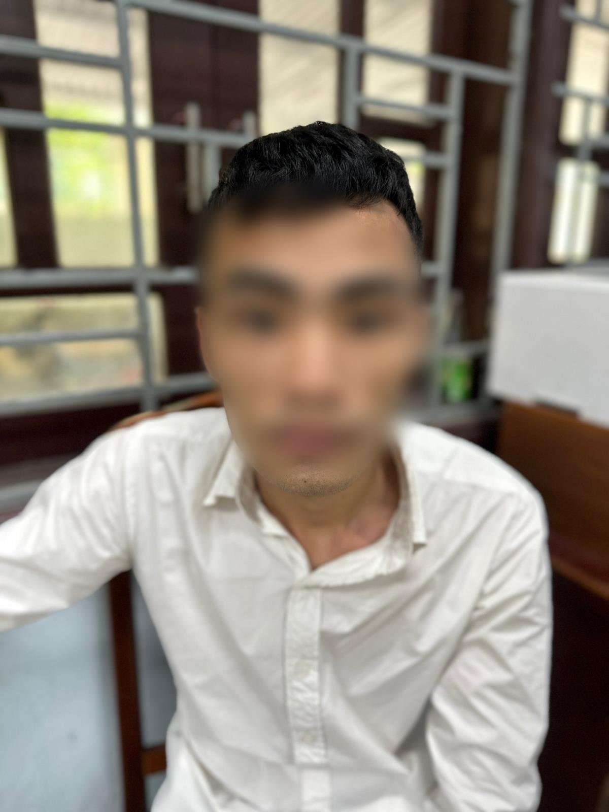 Đối tượng M.V.Đ. bị phát hiện dương tính với ma túy.