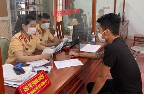 Tài xế dương tính với chất ma túy bị phạt nặng