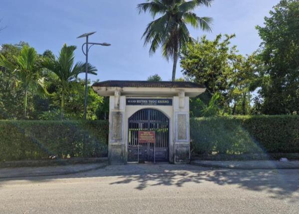 Quảng Nam điều chỉnh Dự án Phát huy giá trị di tích Nhà lưu niệm cụ Huỳnh Thúc Kháng