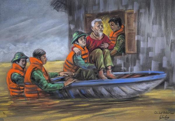 Lê Sa Long - Khoảng lặng của những bức tranh