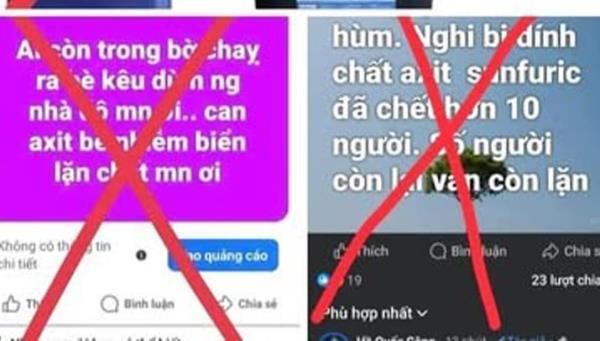 Thông tin bịa đặt gây hoang mang vùng lũ