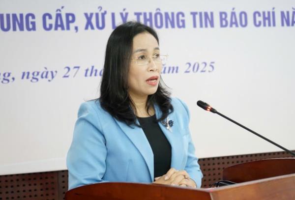 Tập huấn truyền thông chính sách và kỹ năng phát ngôn, cung cấp, xử lý thông tin cho báo chí