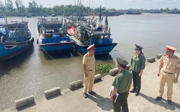 Lực lượng Công an chủ động, sẵn sàng ứng phó với bão số 6