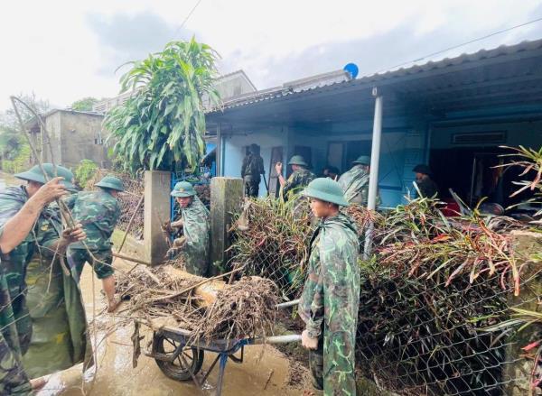 Khắc phục thiên tai với tinh thần tập trung cao nhất cho con người