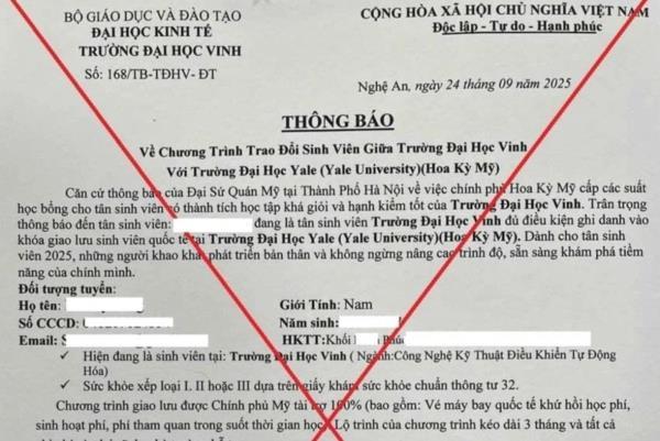 Thủ đoạn lừa đảo giả mạo trường đại học cho sinh viên du học quốc tế