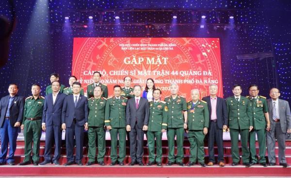 Trọng thể gặp mặt chiến sĩ Mặt trận 44 Quảng Đà