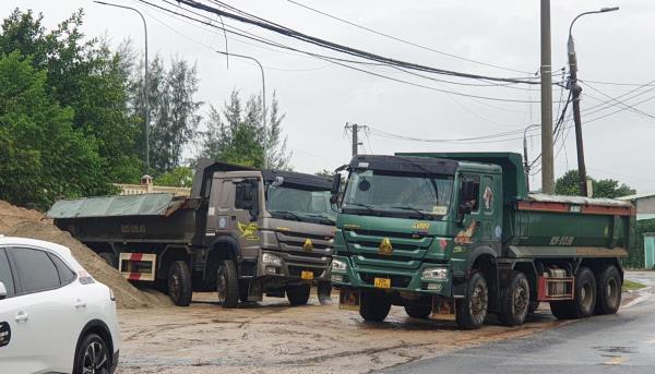 Công an thị xã Điện Bàn kiến nghị xử lý hàng loạt xe vi phạm trọng tải