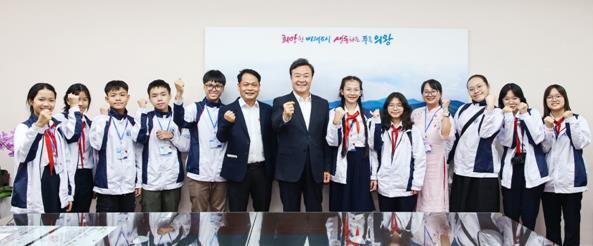 Đoàn học sinh quận Hải Châu tham gia Chương trình giao lưu trao đổi văn hóa tại  Hàn Quốc