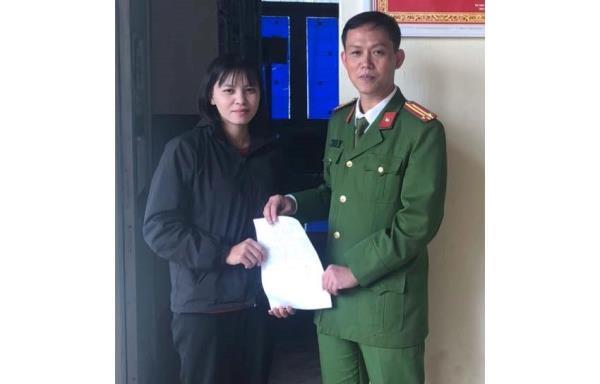 Nhiều người dân gửi thư cảm ơn lực lượng Công an xã