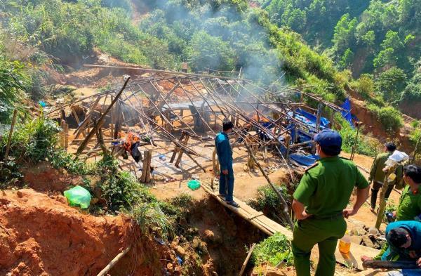 Truy quét vàng tặc, bắt nhiều tội phạm tại các bãi vàng