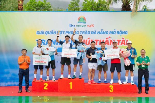 Bế mạc giải quần vợt phong trào Đà Nẵng mở rộng tranh Cúp Núi Thần